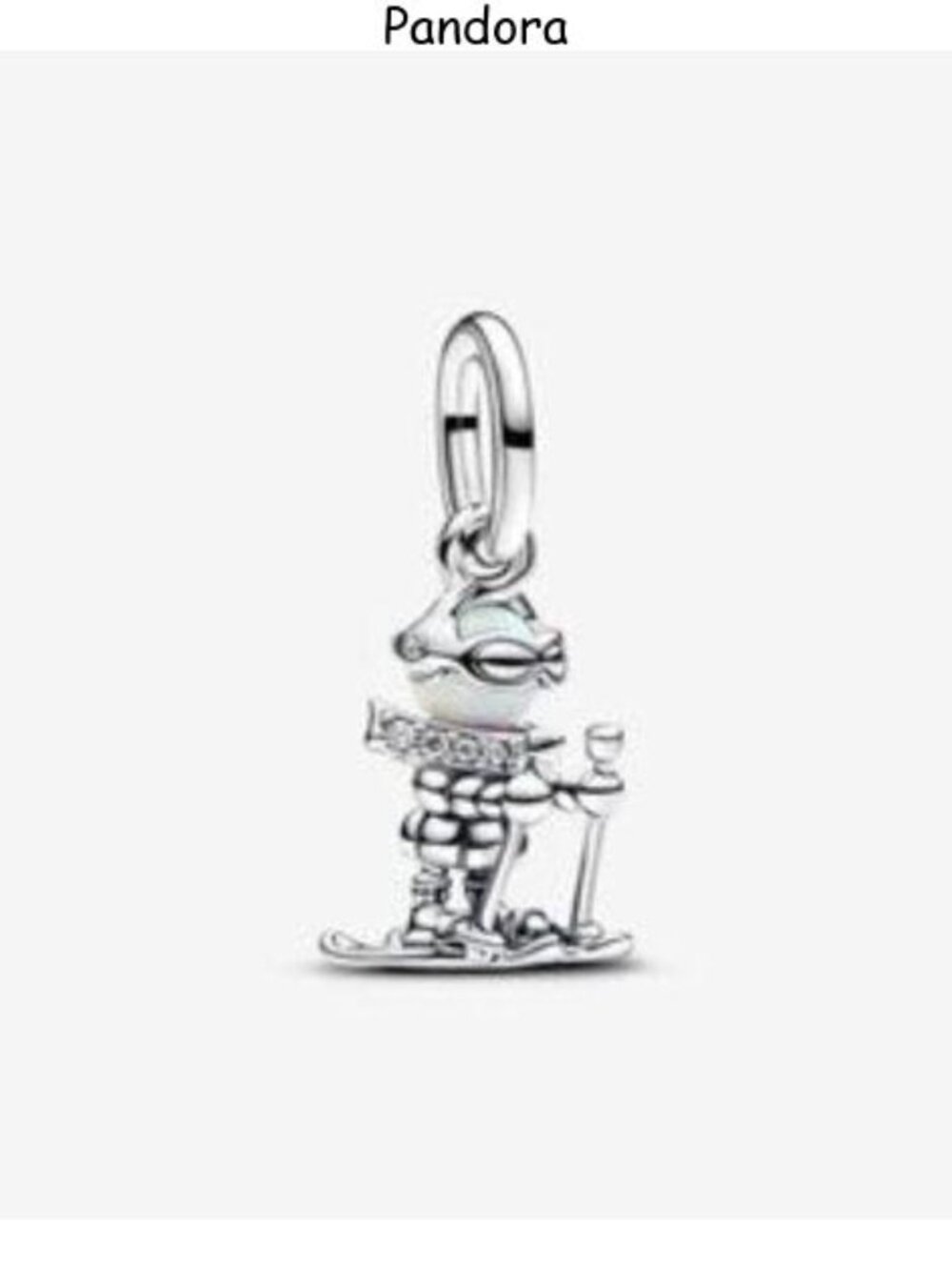 Authentic Skier Dangle Pandora Charm